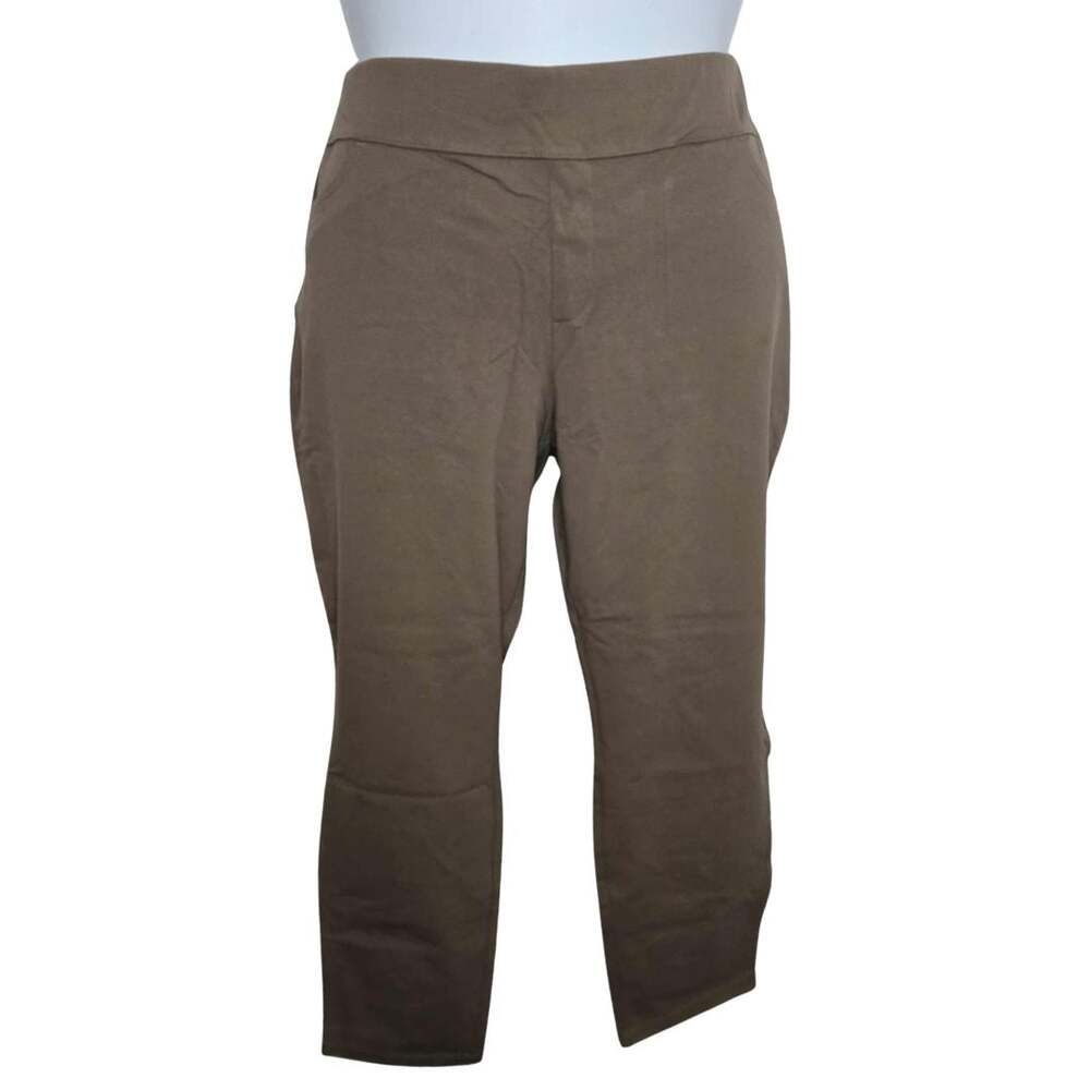Susan Graver Weekend Regular Premium Stretch Ankle Leggings Pockets Size XLP